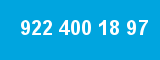 922 400 18 97
